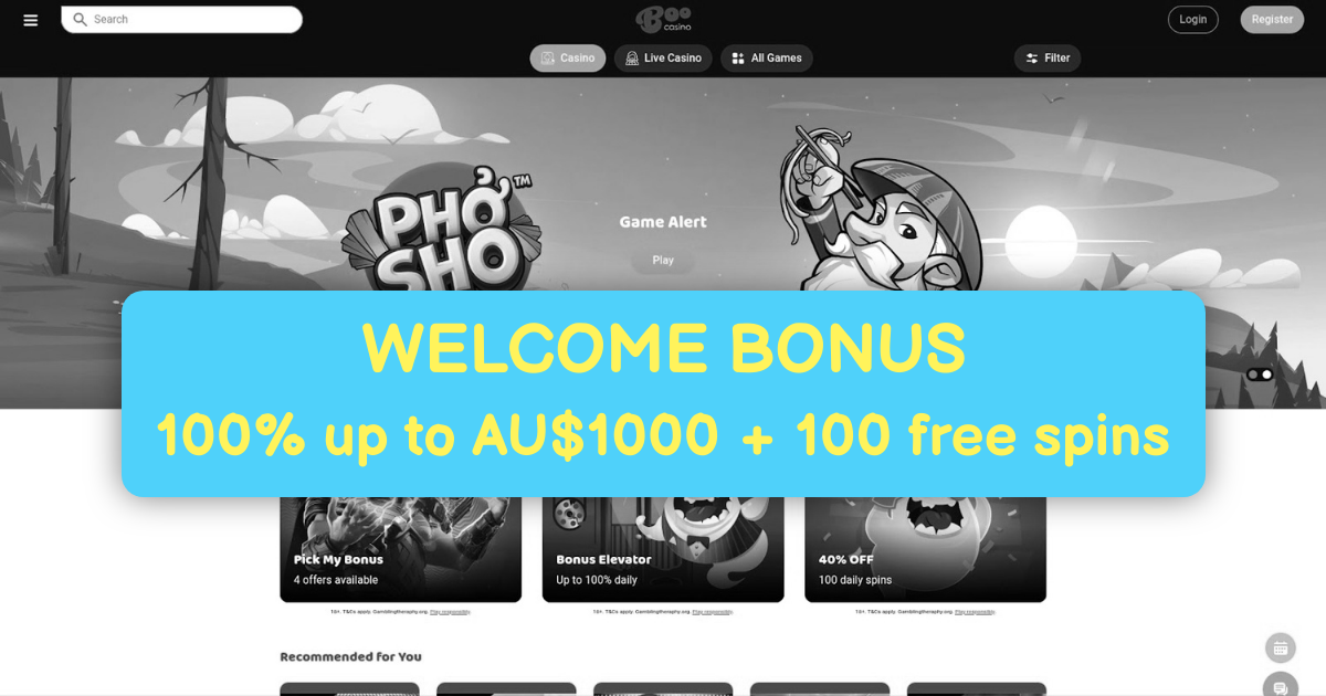 Boo Casino- Best Pokie Games and Bonuses in Australia